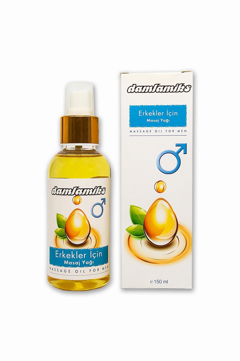Damlamiks Erkekler için Masaj Yağı 150 ml