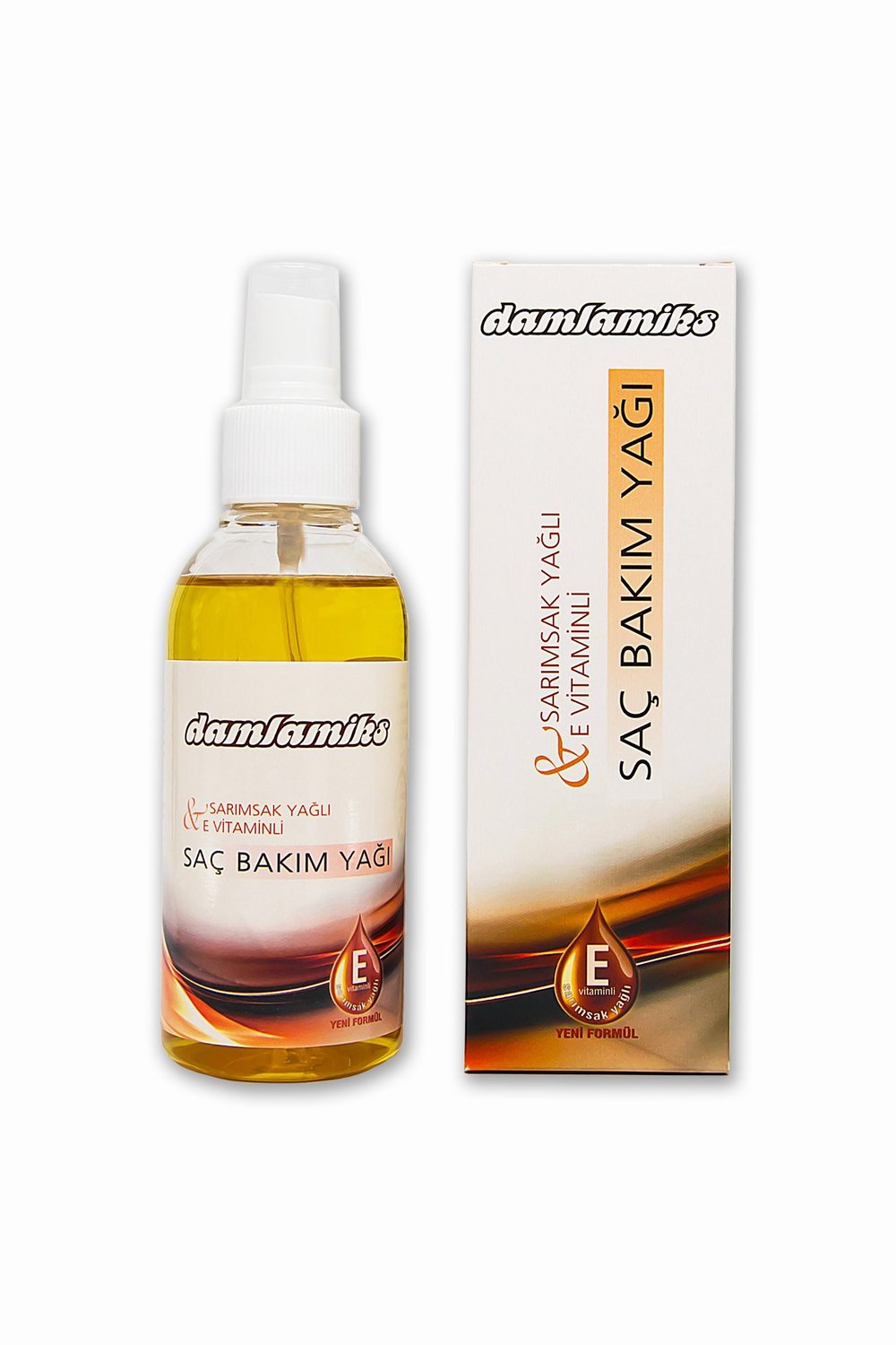 DAMLAMİKS Sarımsak Yağlı ve E Vitaminli Saç Bakım Yağı 150 ml