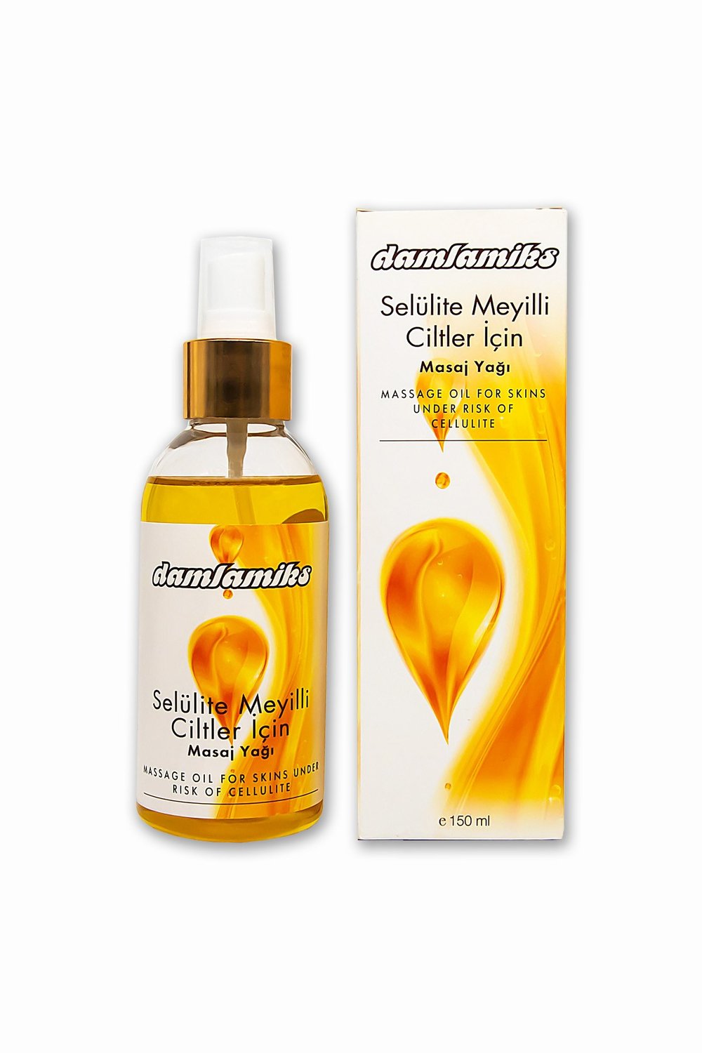 DAMLAMİKS Selülite Meyilli Ciltler İçin Masaj Yağı 150 ml