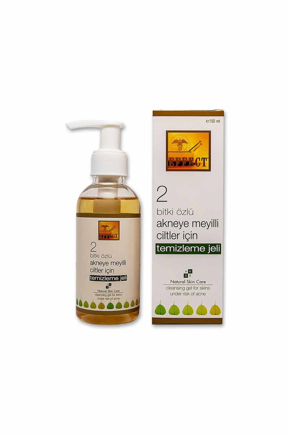 EFFECT Akneye Meyilli Ciltler İçin Temizleme Jeli (2 Bitki Özlü)150 ml