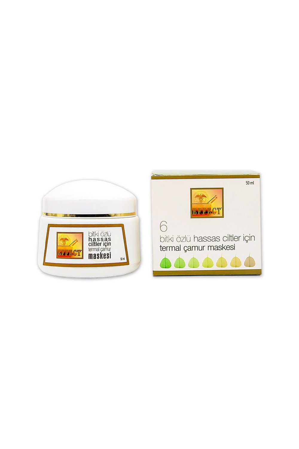 EFFECT Hassas Ciltler İçin Termal Çamur Maskesi (6 Bitki Özlü) 50 ml