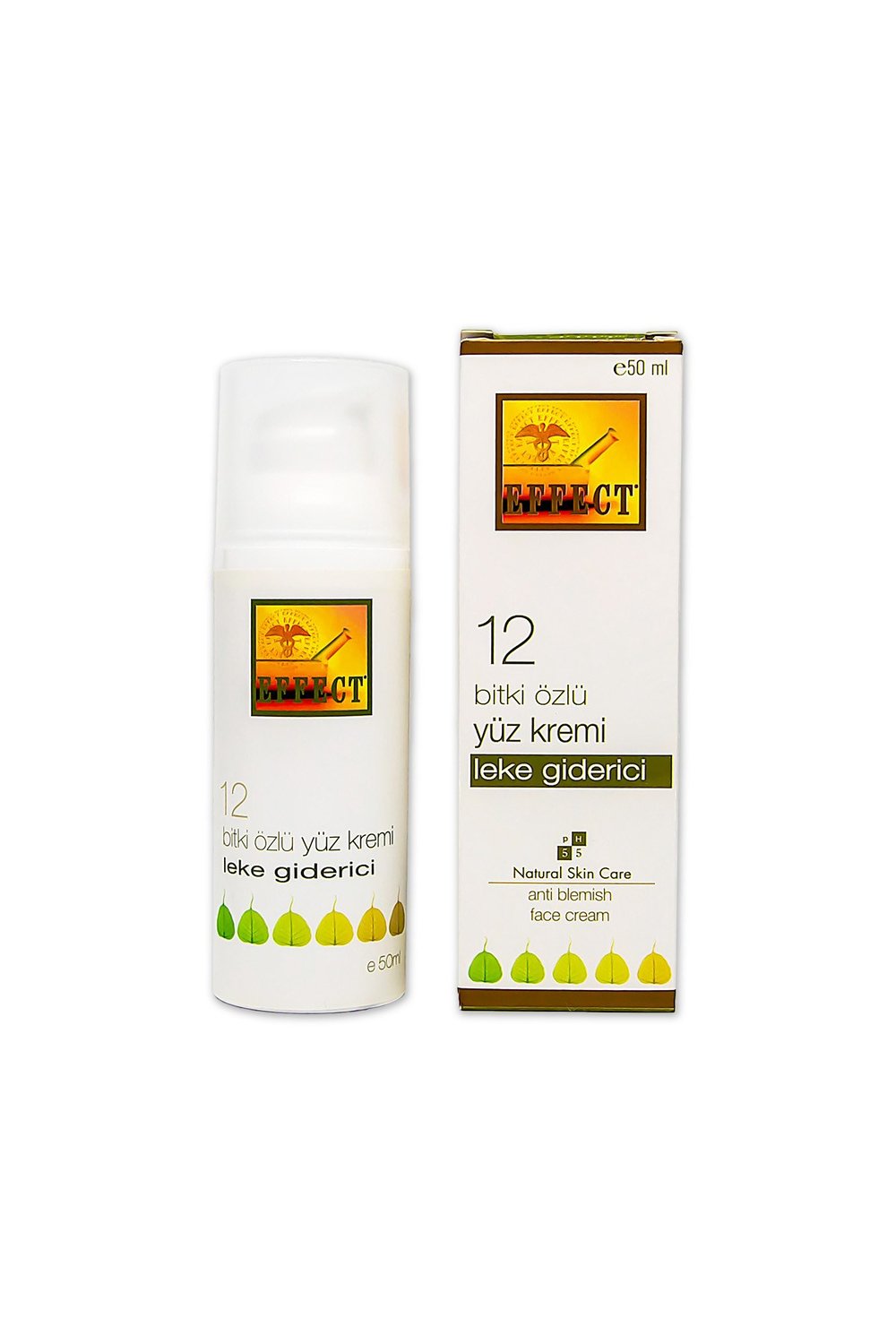 EFFECT Leke Giderici Yüz Kremi( 12 Bitki Özlü )50 ml