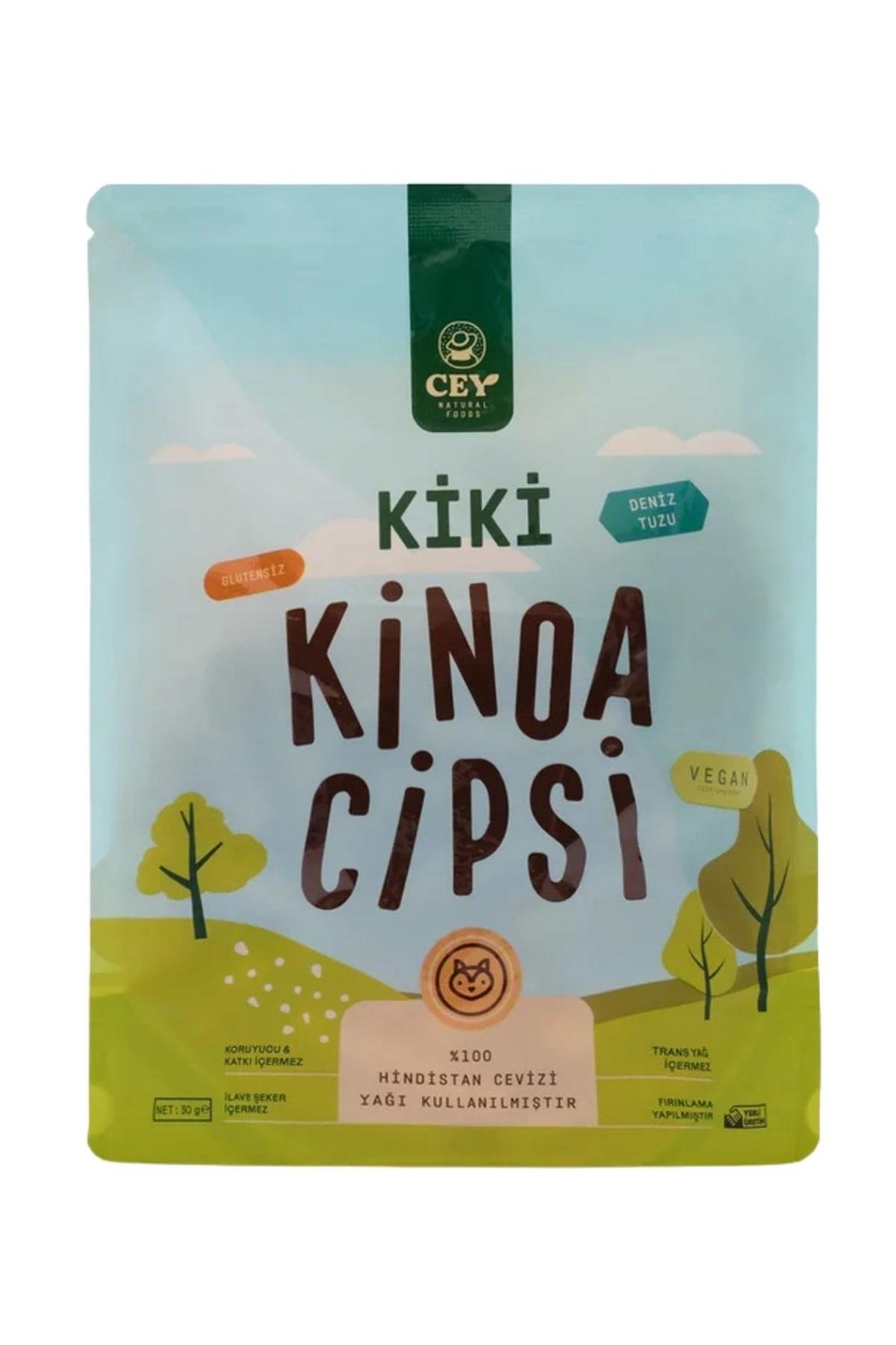 Kiki Deniz Tuzu Kinoa Cipsi 30 G