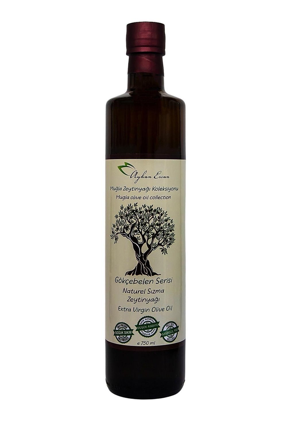 Muğla Gökçebelen Serisi Soğuk Sıkım Zeytinyağı 750 ml