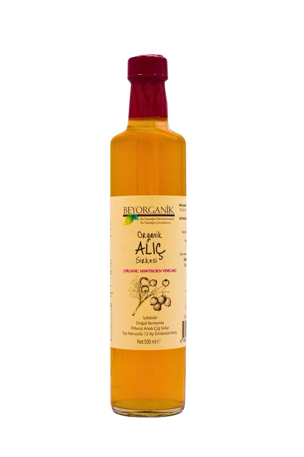 Organik Alıç Sirkesi 500 Ml