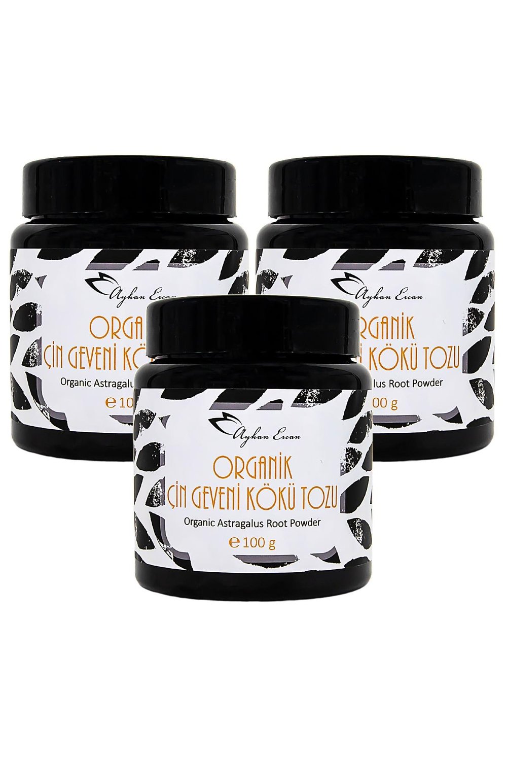 Organik Astragalus Root Çin Geveni Kökü Tozu 100 Gx3 Adet