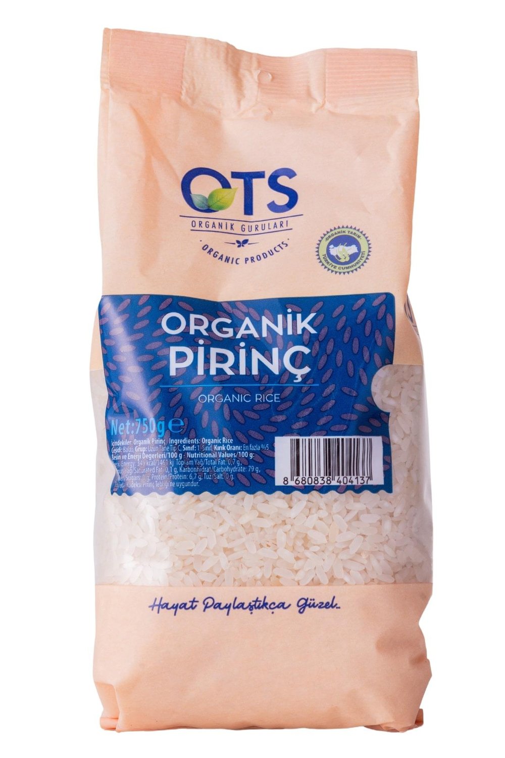 Organik Baldo Pirinç 750 G