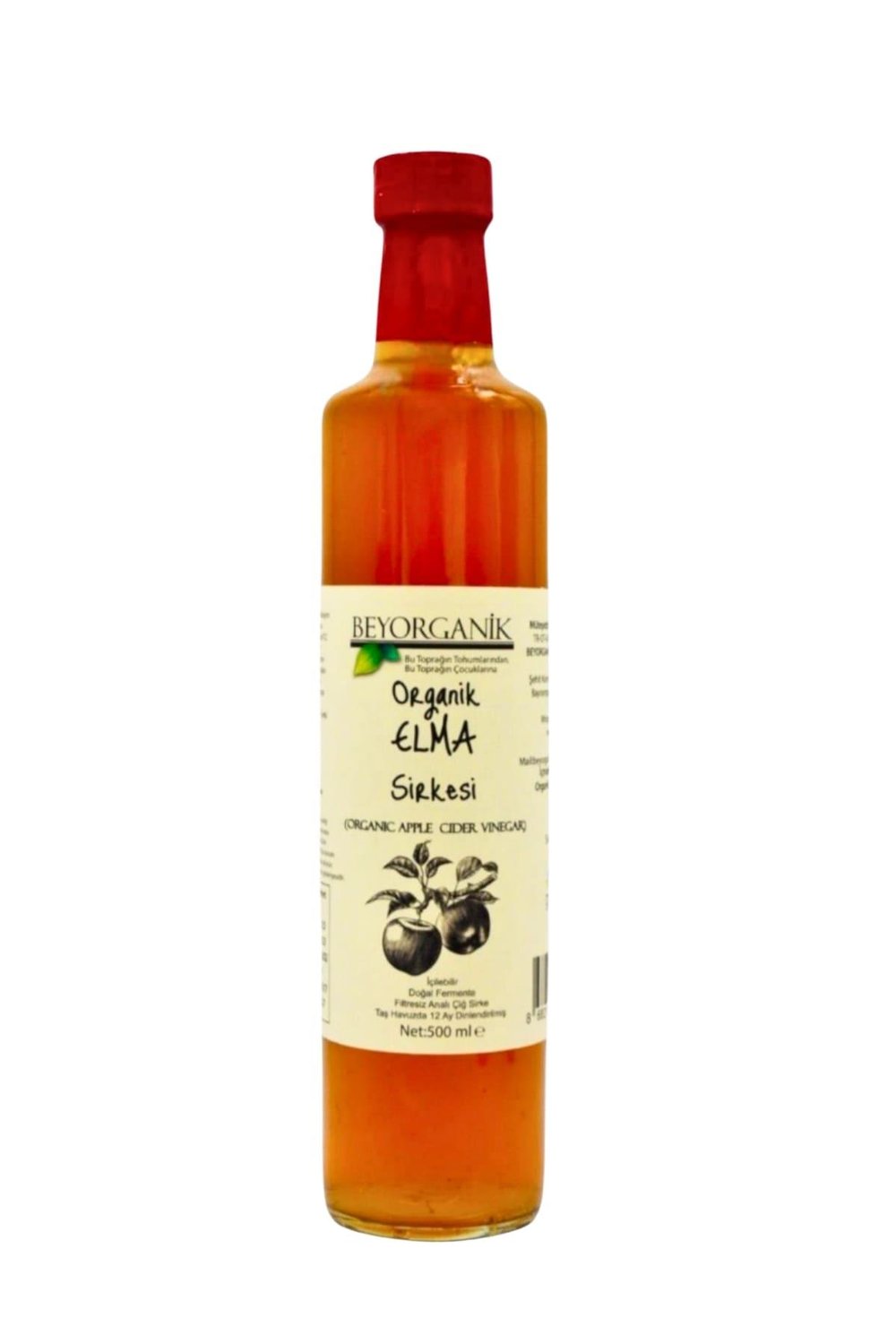 Organik Elma Sirkesi 500 Ml