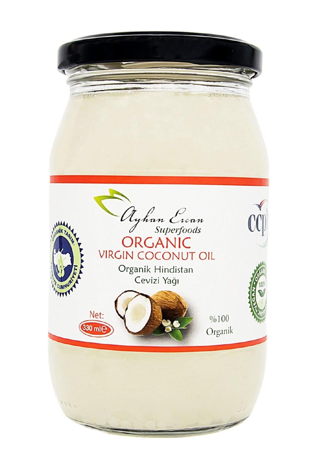 Organik Hindistan Cevizi Yağı 330 ml