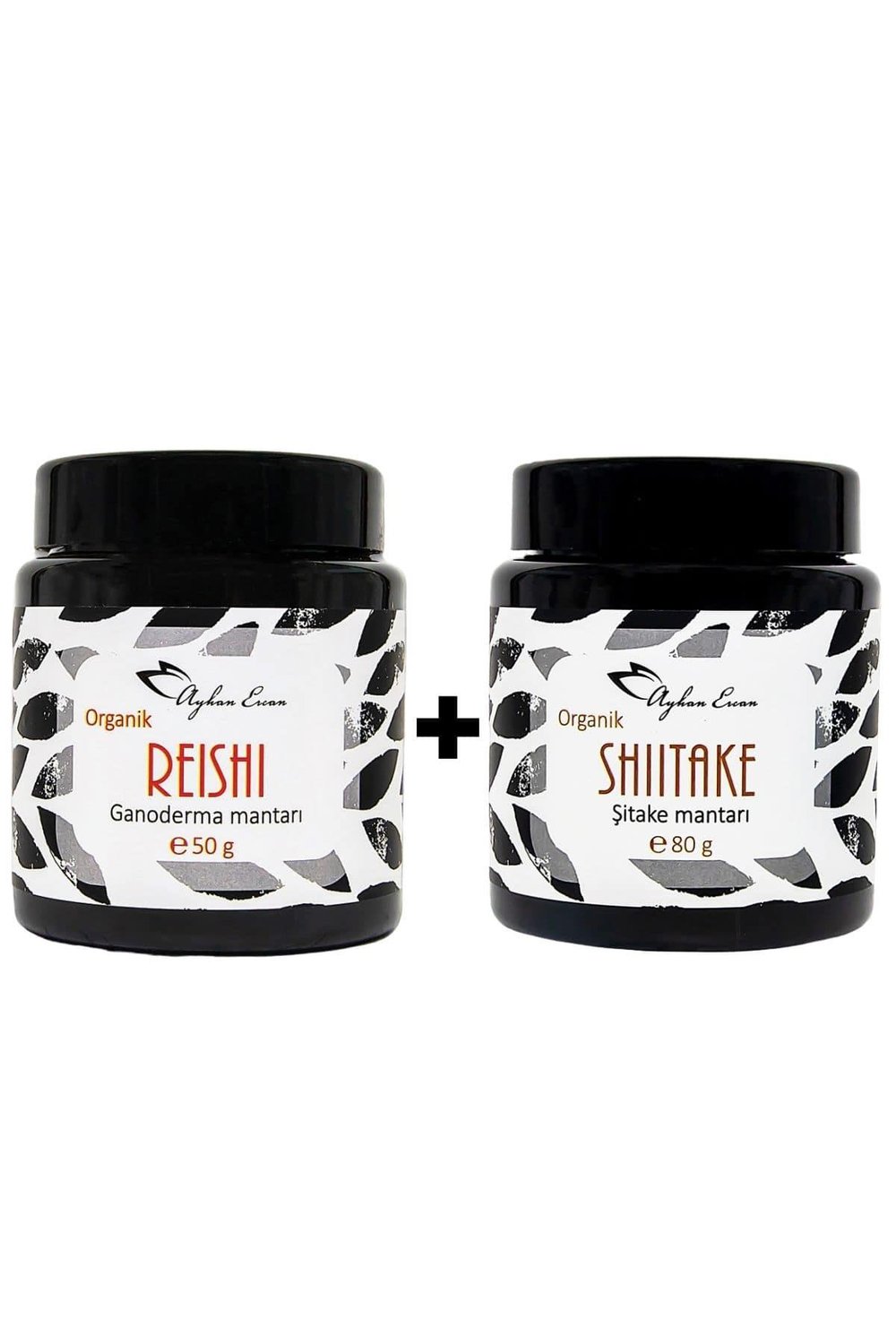 Organik Reishi Ganoderma Mantarı 50 G + Organik Shiitake Mantarı 80 G