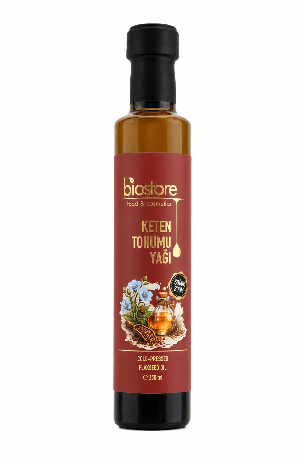 Soğuk Sıkım Keten Tohumu Yağı 250 ml