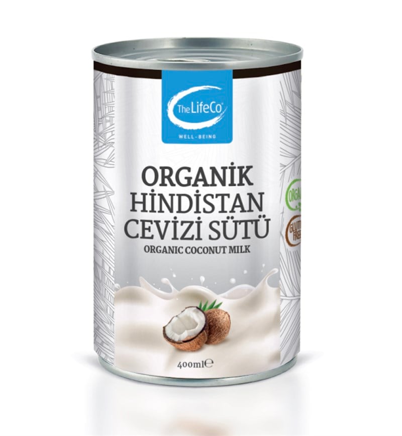 THE LIFECO Organik Hindistan Cevizi Sütü 400 ml
