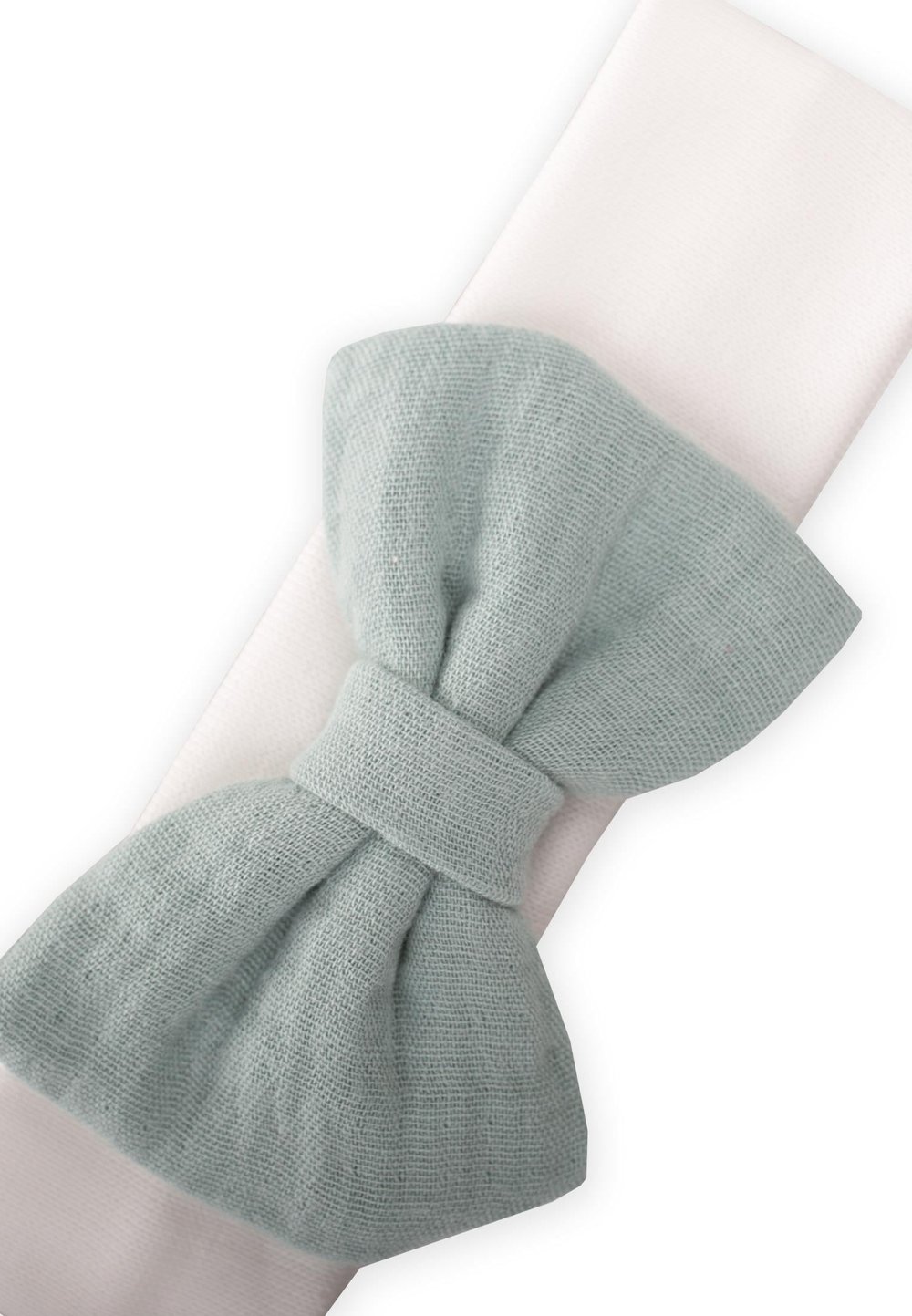 Kurdeleli Bebe Bandanası Mint Yeşili