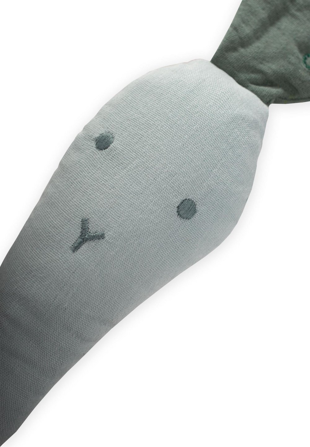 Müslin Çıngıraklı Havuc Oyuncak MİNT YEŞİLİ