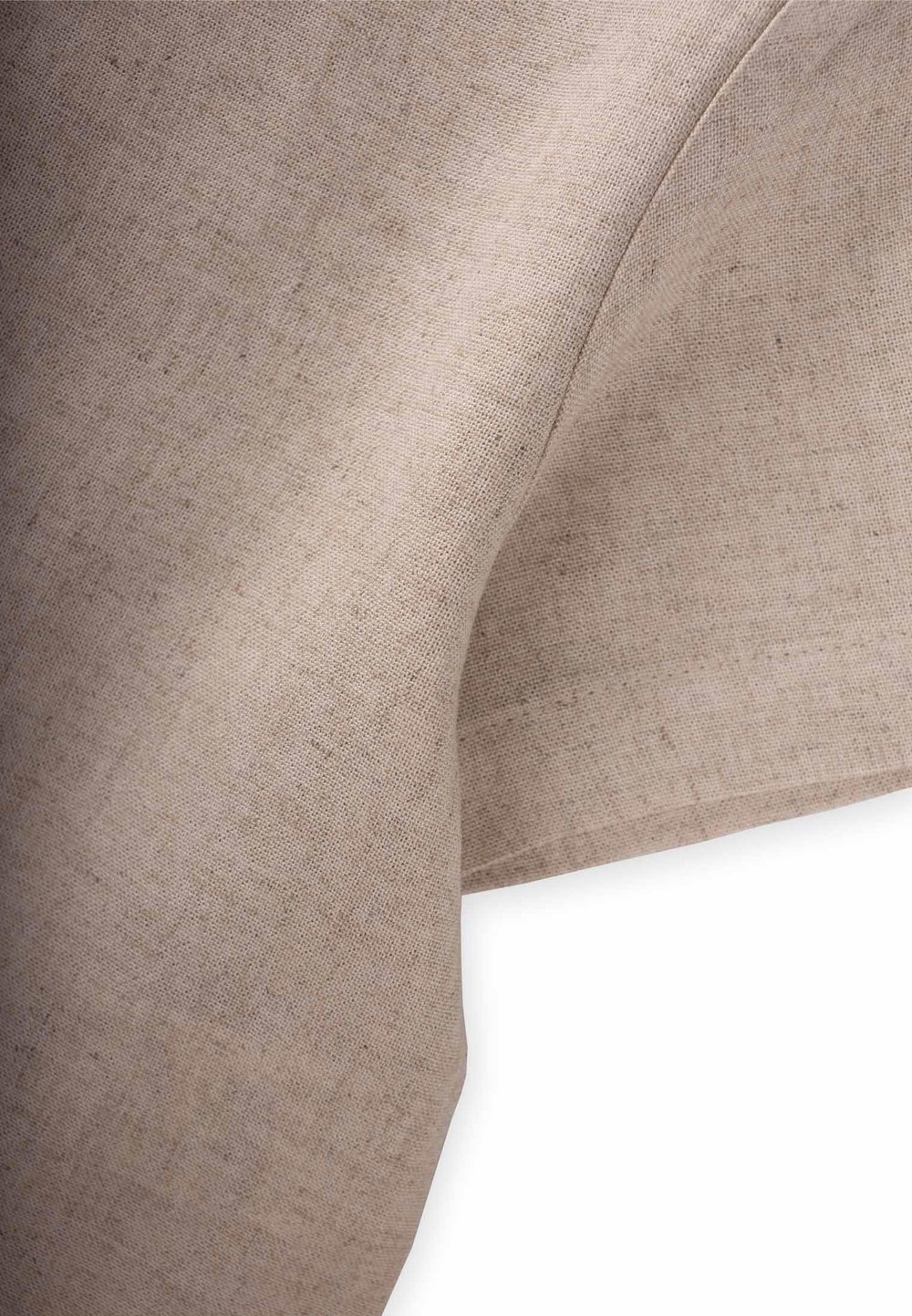 Yarım Patlı Keten Bluz 2-7 Yaş NATUREL