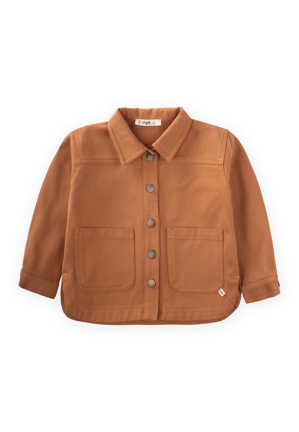 Gabardin Ceket 2-7 Yaş Taba