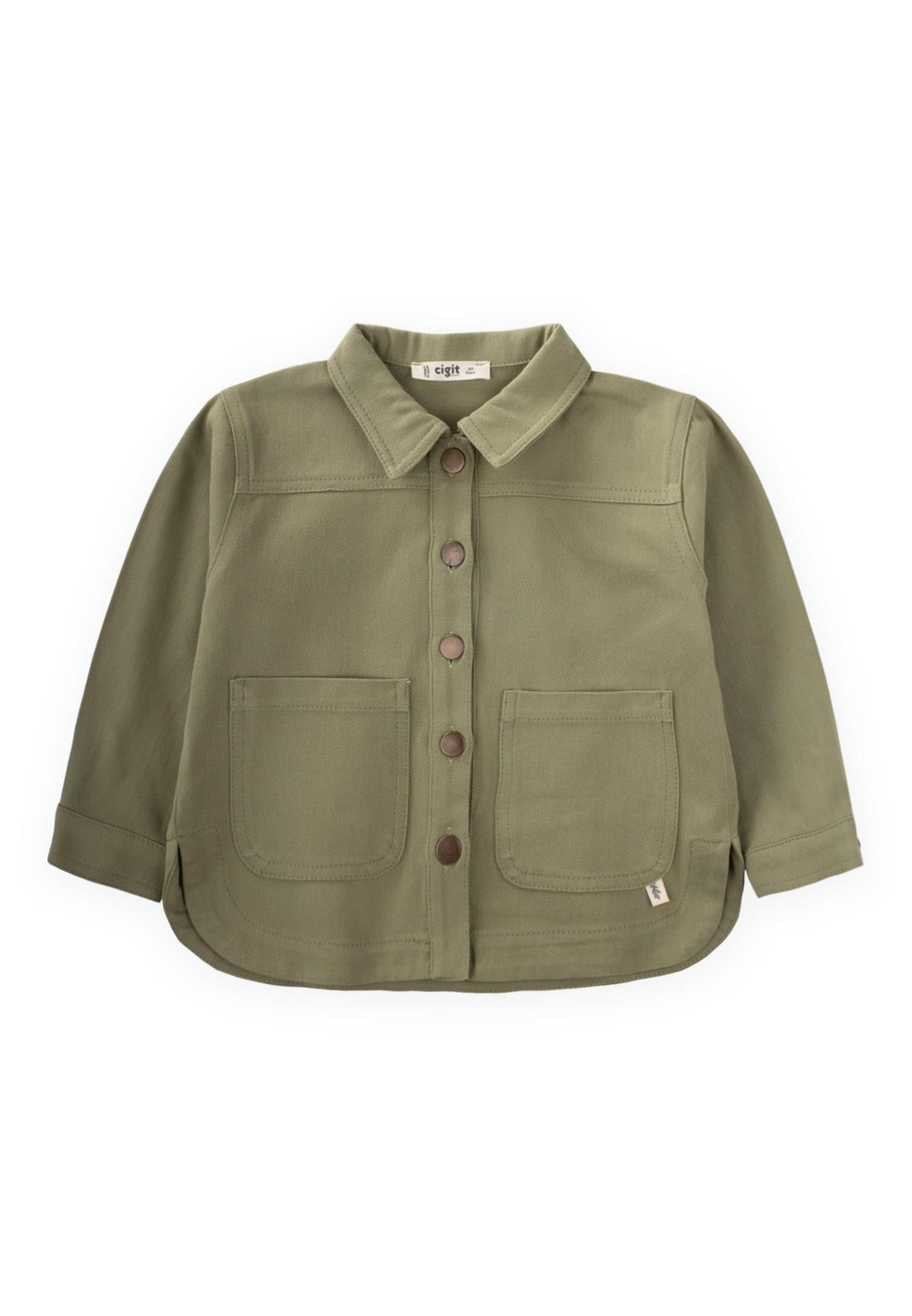 Gabardin Ceket 2-7 Yaş Olive