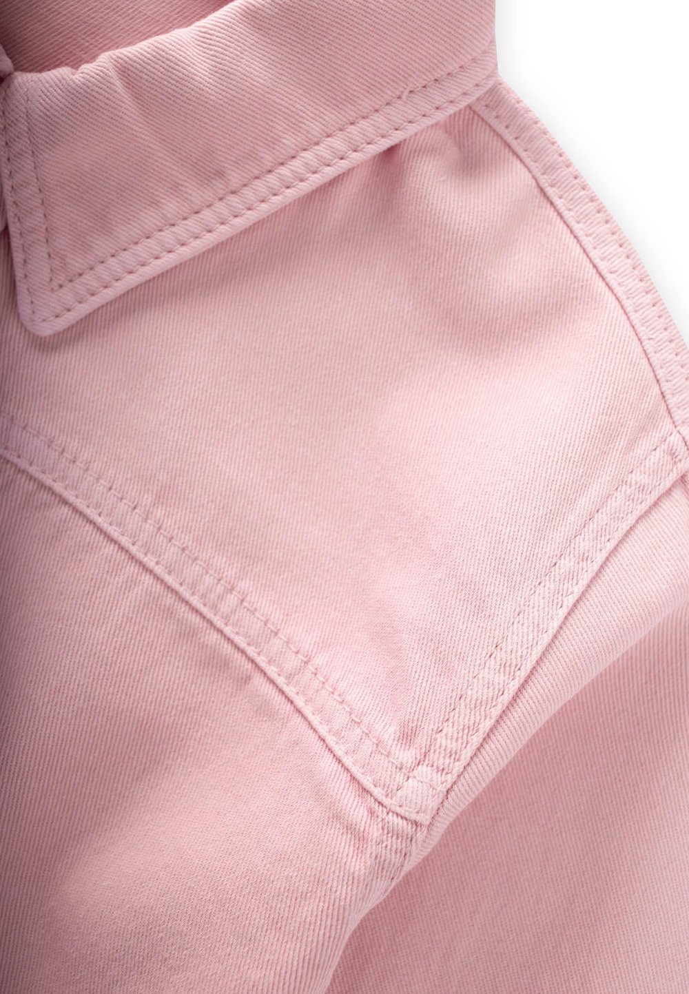 Tek Cepli Gabardin Gömlek 2-7 Yaş PEMBE