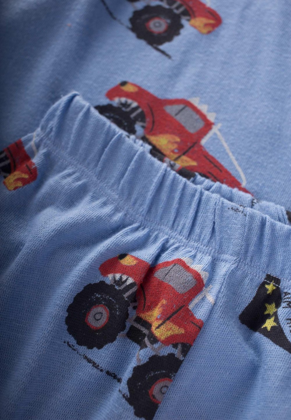 Desenli Pijama Takım 1-5 Yaş Mavi