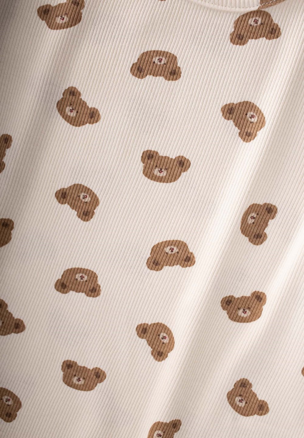 Desenli Pijama Takımı 1-7 Yaş EKRU