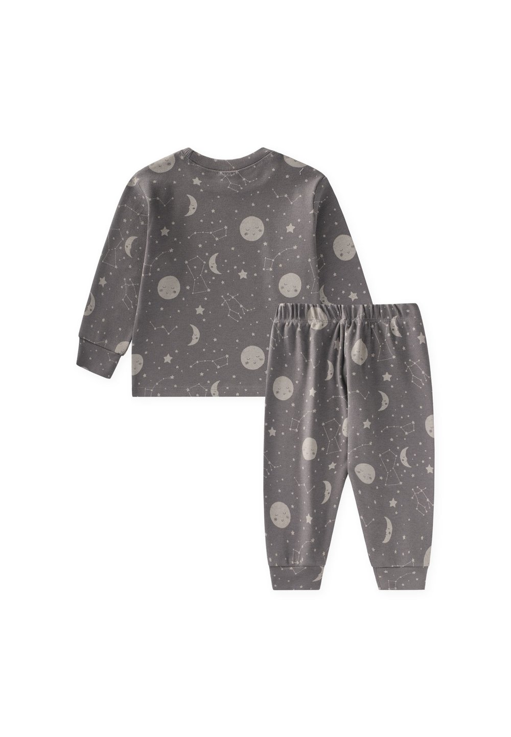 Desenli Pijama Takımı 1-6 Yaş GRİ