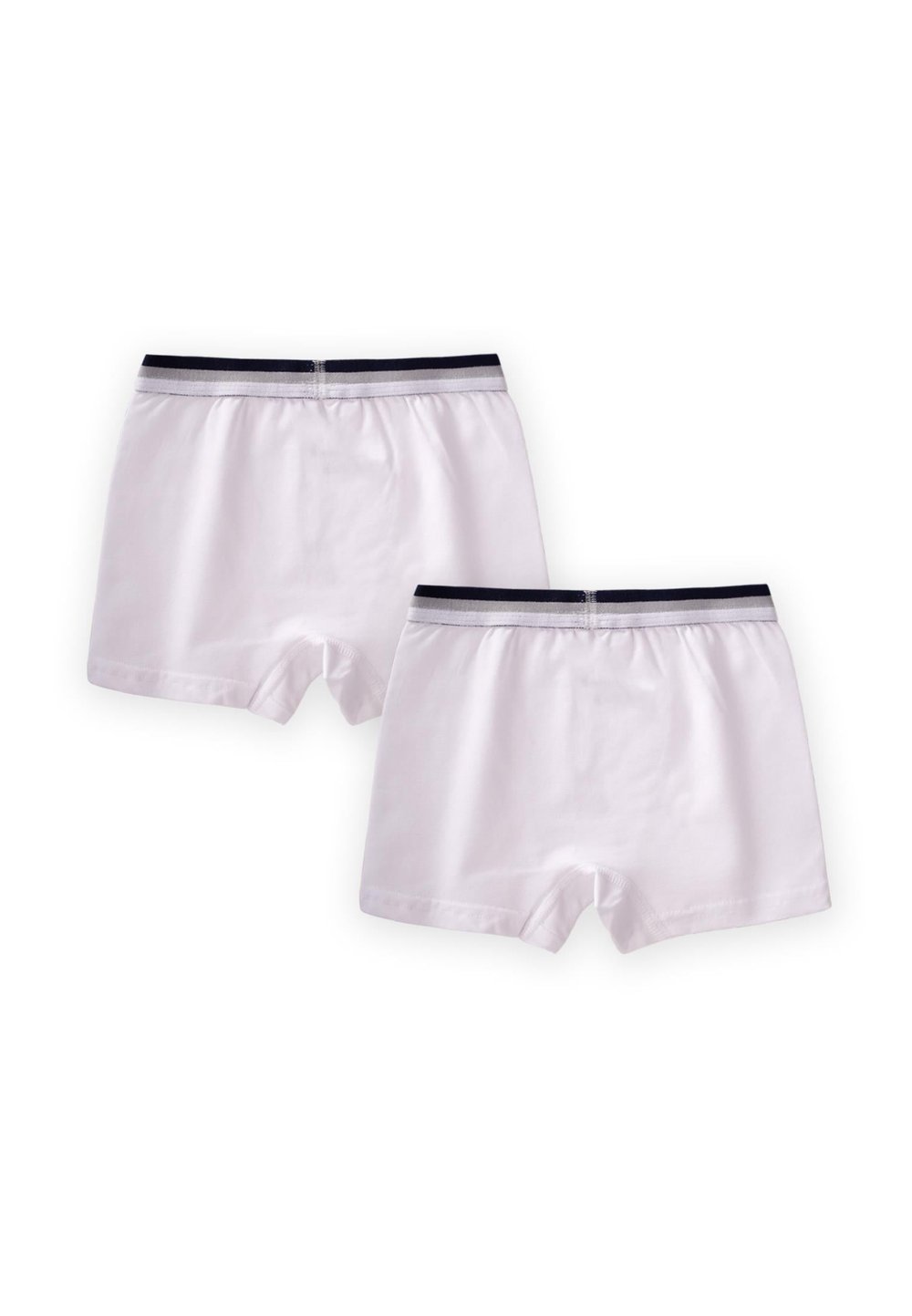 İkili Boxer 2-9 Yaş Beyaz