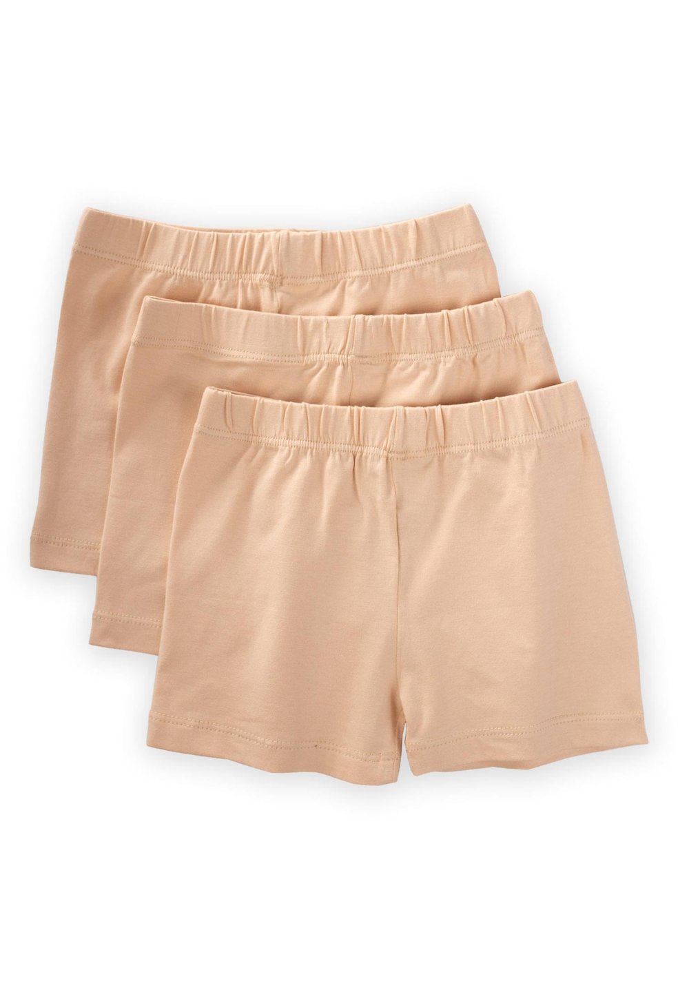 Üçlü Kız Boxer Set 2-9 yaş Açık Somon
