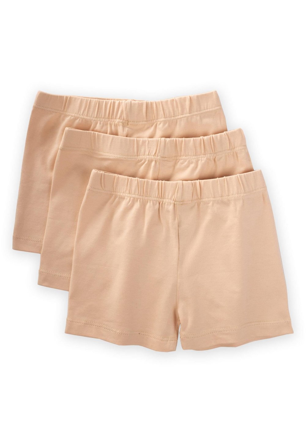 Üçlü Kız Boxer Set 2-9 yaş Açık Somon