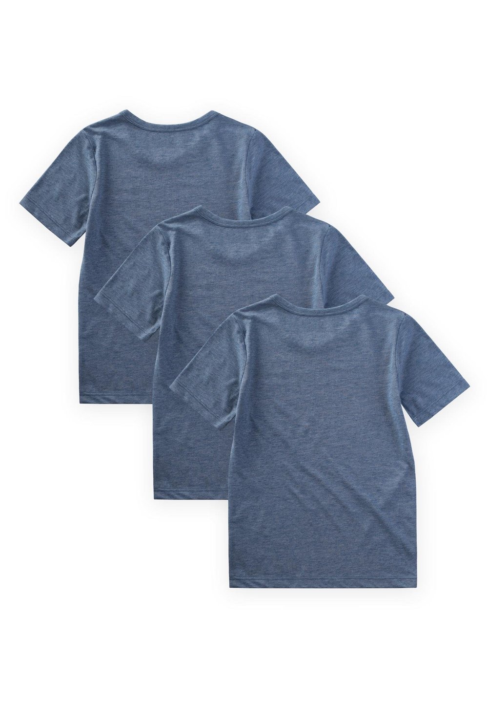 Kısa Kollu Üçlü Erkek Atlet 2-9 Yaş MAVİ