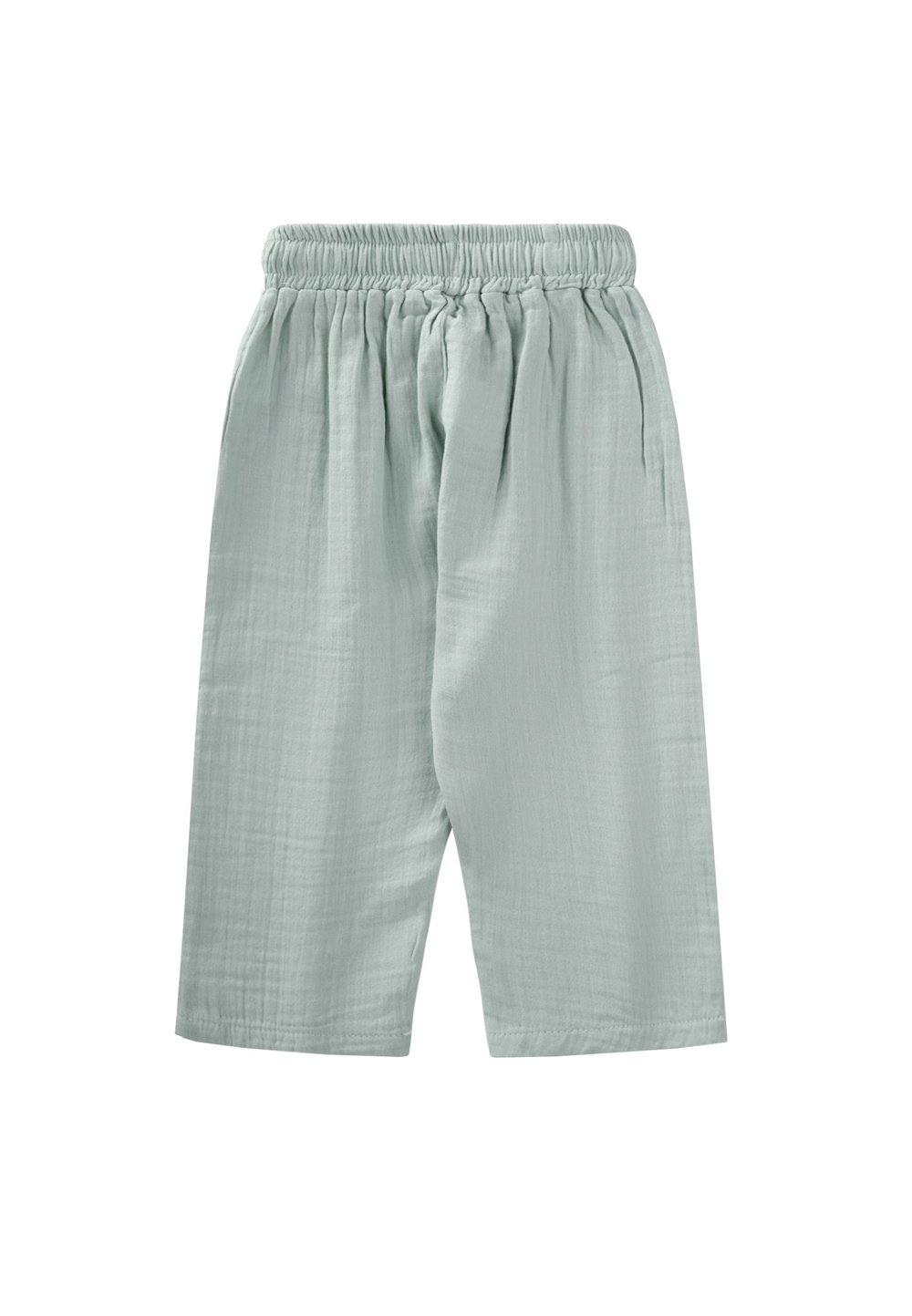 Organik Müslin Pantolon 1-7 Yaş Mint Yeşili