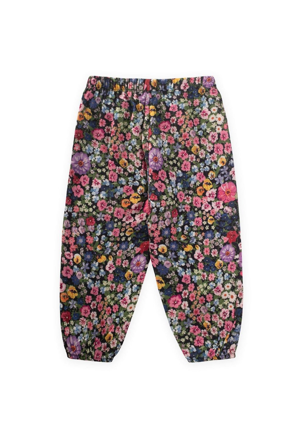 Desenli Bilek Boy Şalvar 3-9 Yaş Çiçek Desenli