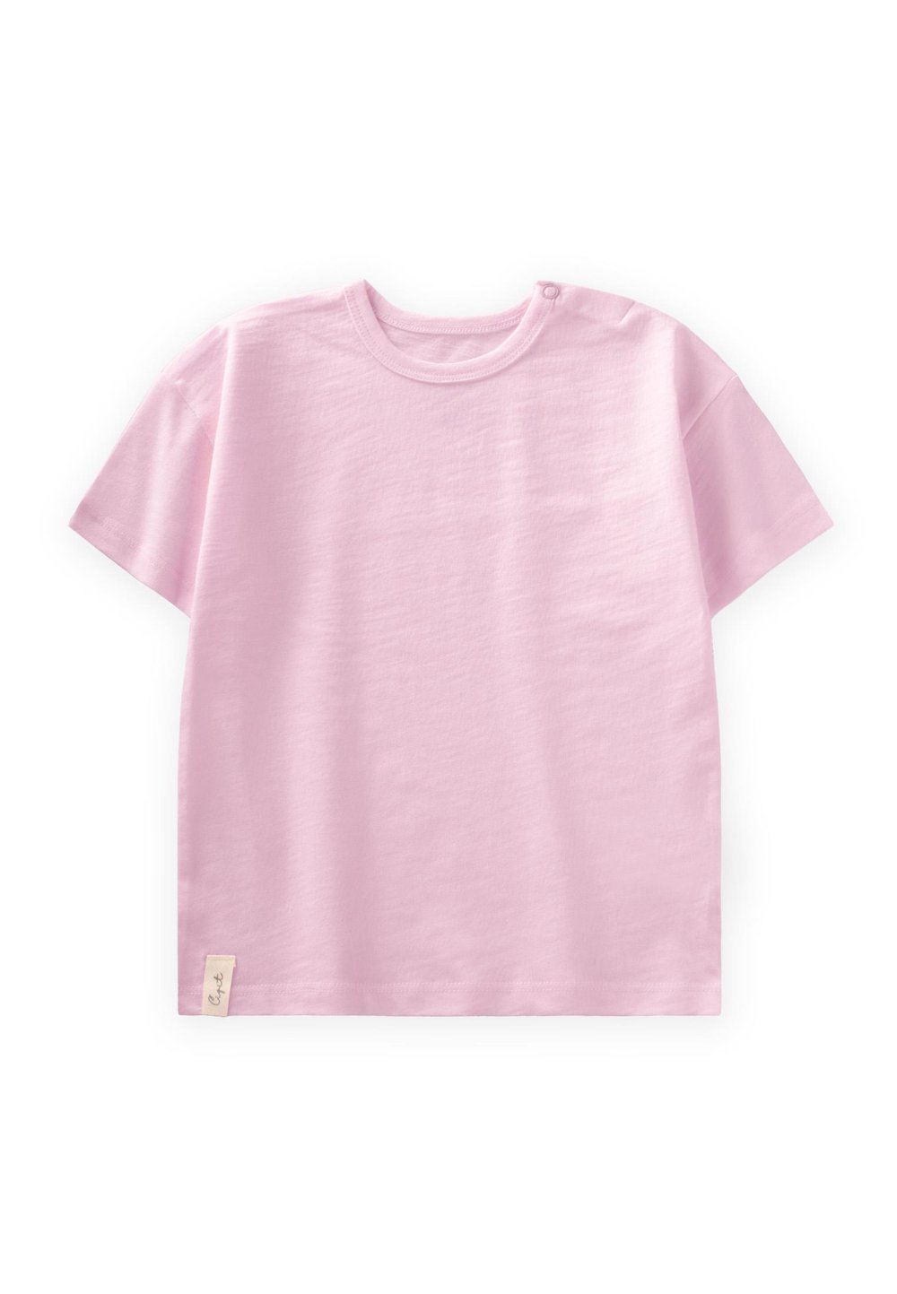 Basic Bebe T-Shırt 0-3 Yaş Pudra Pembe