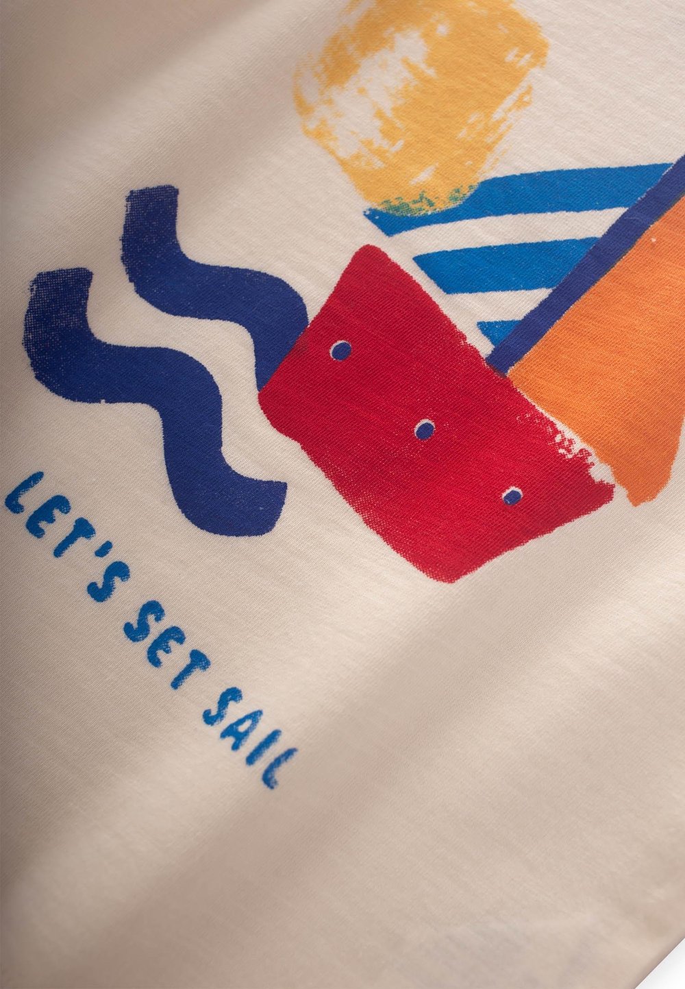 Baskılı Kot Kaprili T-Shırt Takım 1-5 Yaş EKRU