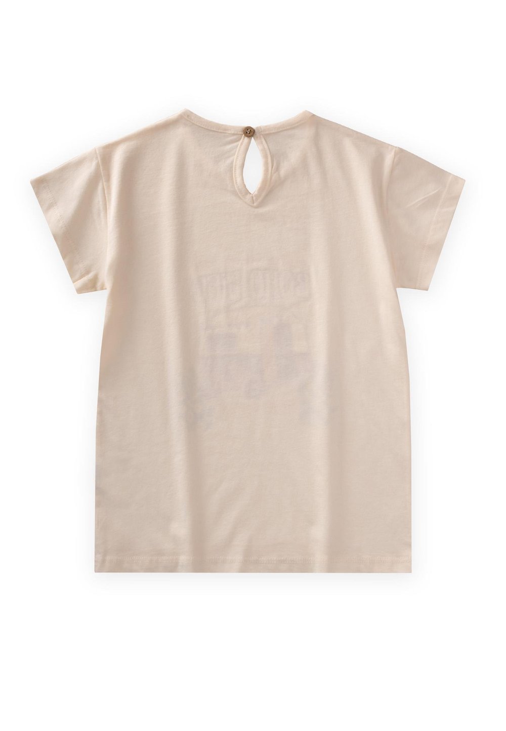 Boho Karavan Baskılı T-Shırt 8-12 Yaş Ekru