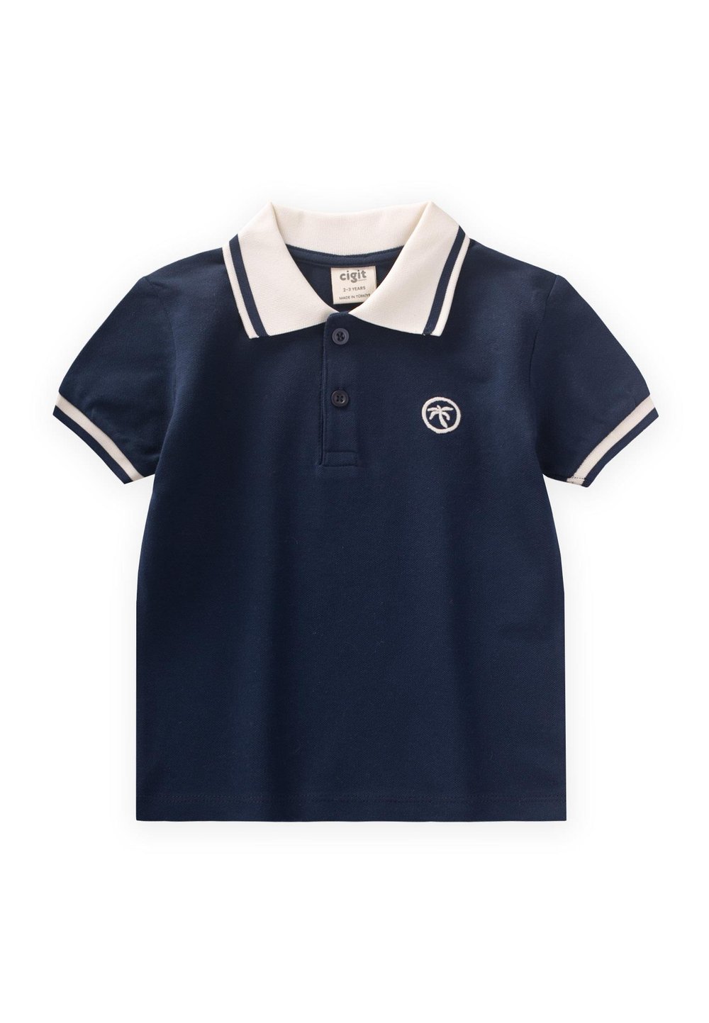 Polo Yaka T-Shırt 2-10 Yaş LACİVERT