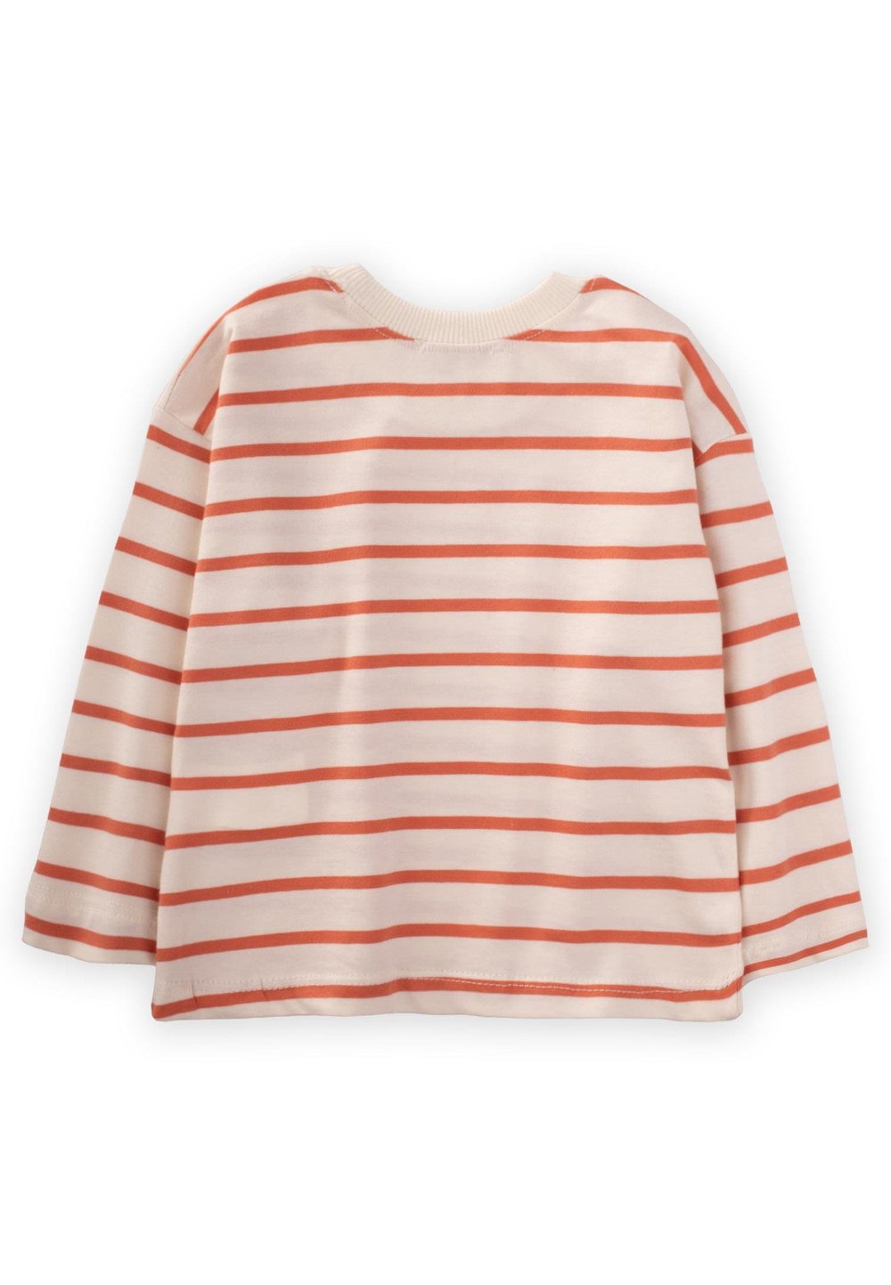 Çizgili Mevsimlik T-Shırt 1-10 Yaş TURUNCU