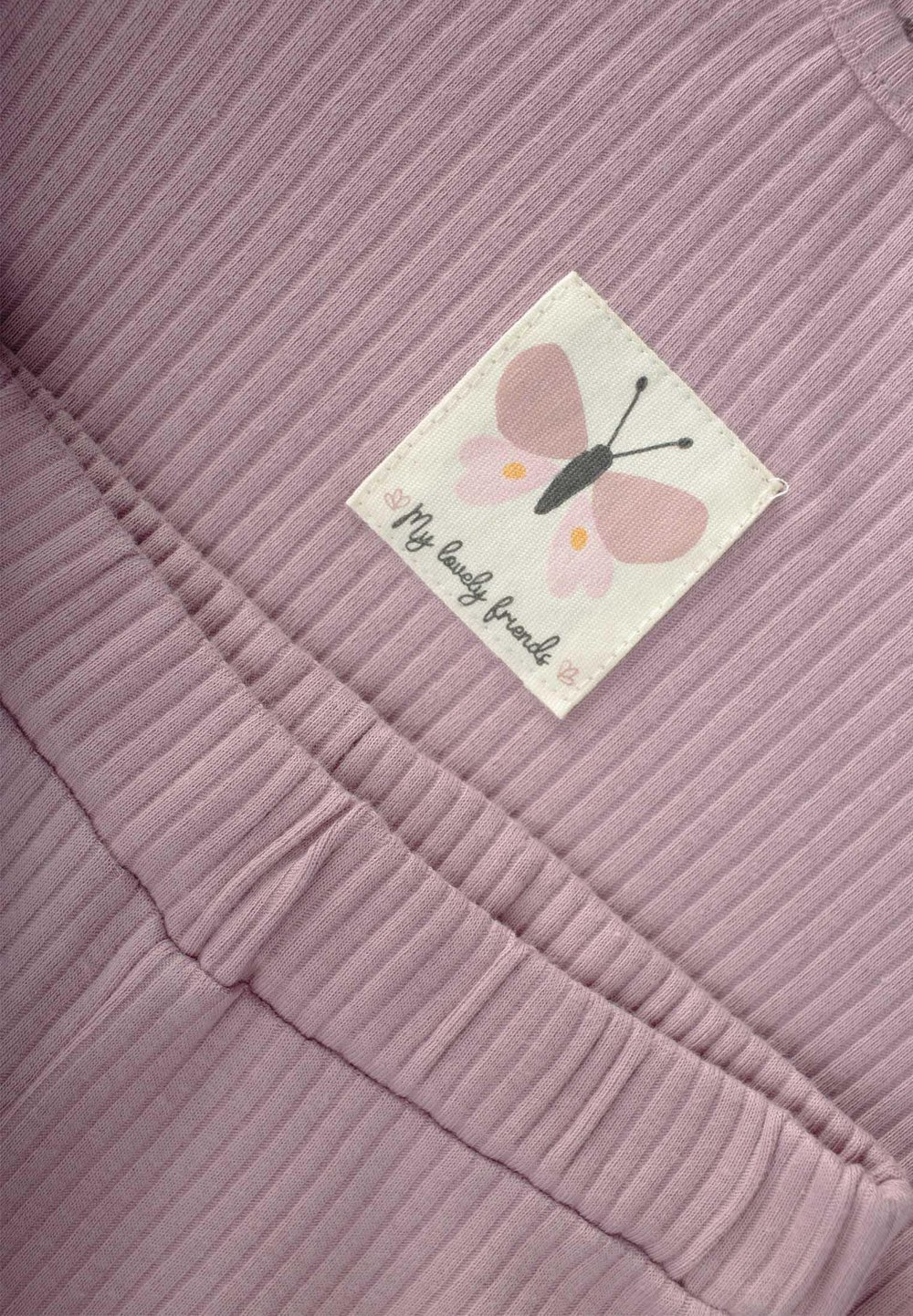 Etiket Detaylı Mevsimlik Kız Takım 1-10 Yaş Pudra Pembe