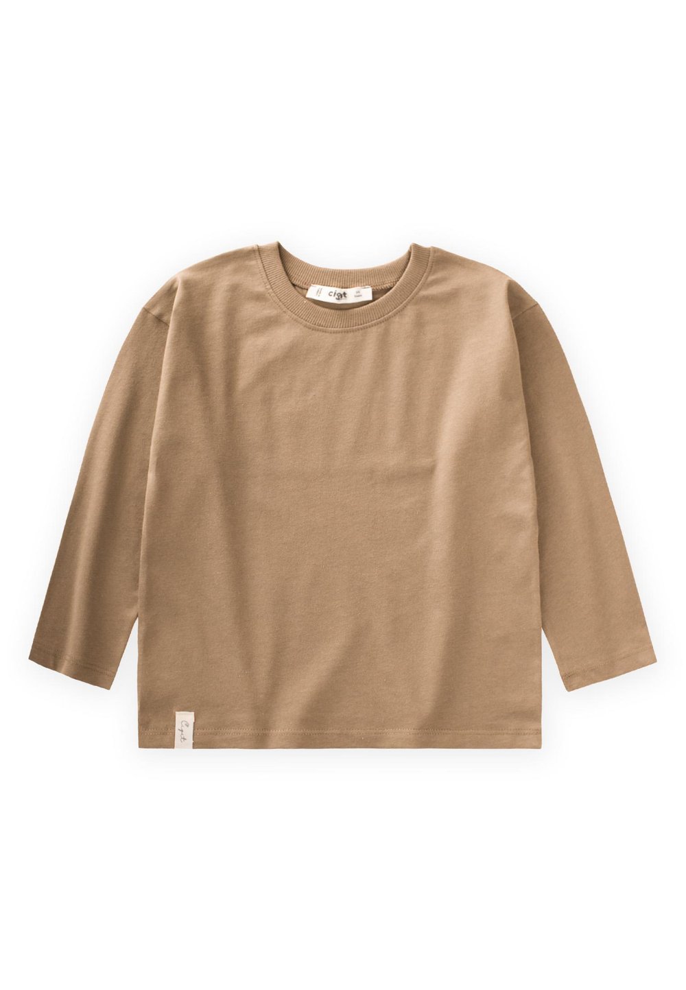 Mevsimlik Basic T-Shırt 2-10 Yaş CAMEL