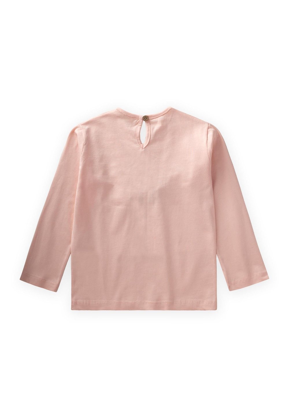 Pullu Uzun Kollu T-Shırt 3-10 Yaş PUDRA PEMBE
