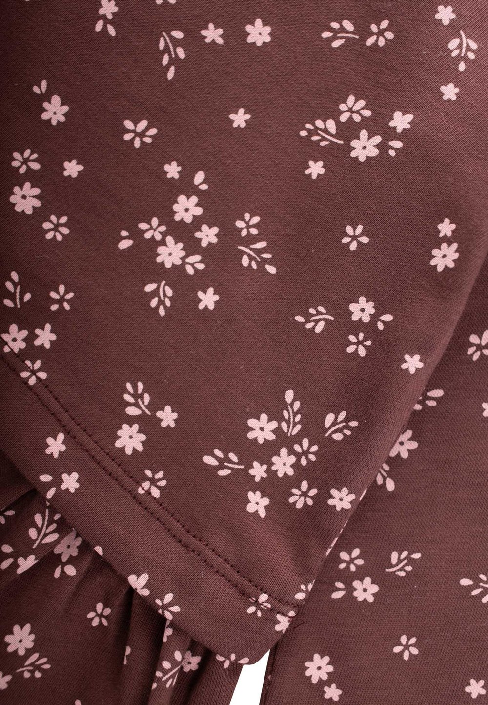 Desenli Uzun Kollu T-Shırt Takım 1-8 Yaş Mürdüm