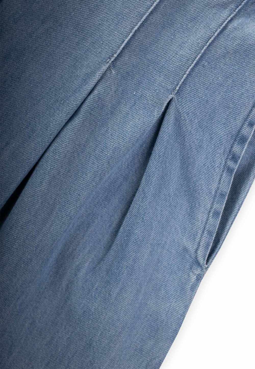 Geniş Paça Kot Pantolon 4-12 Yaş A Mavi