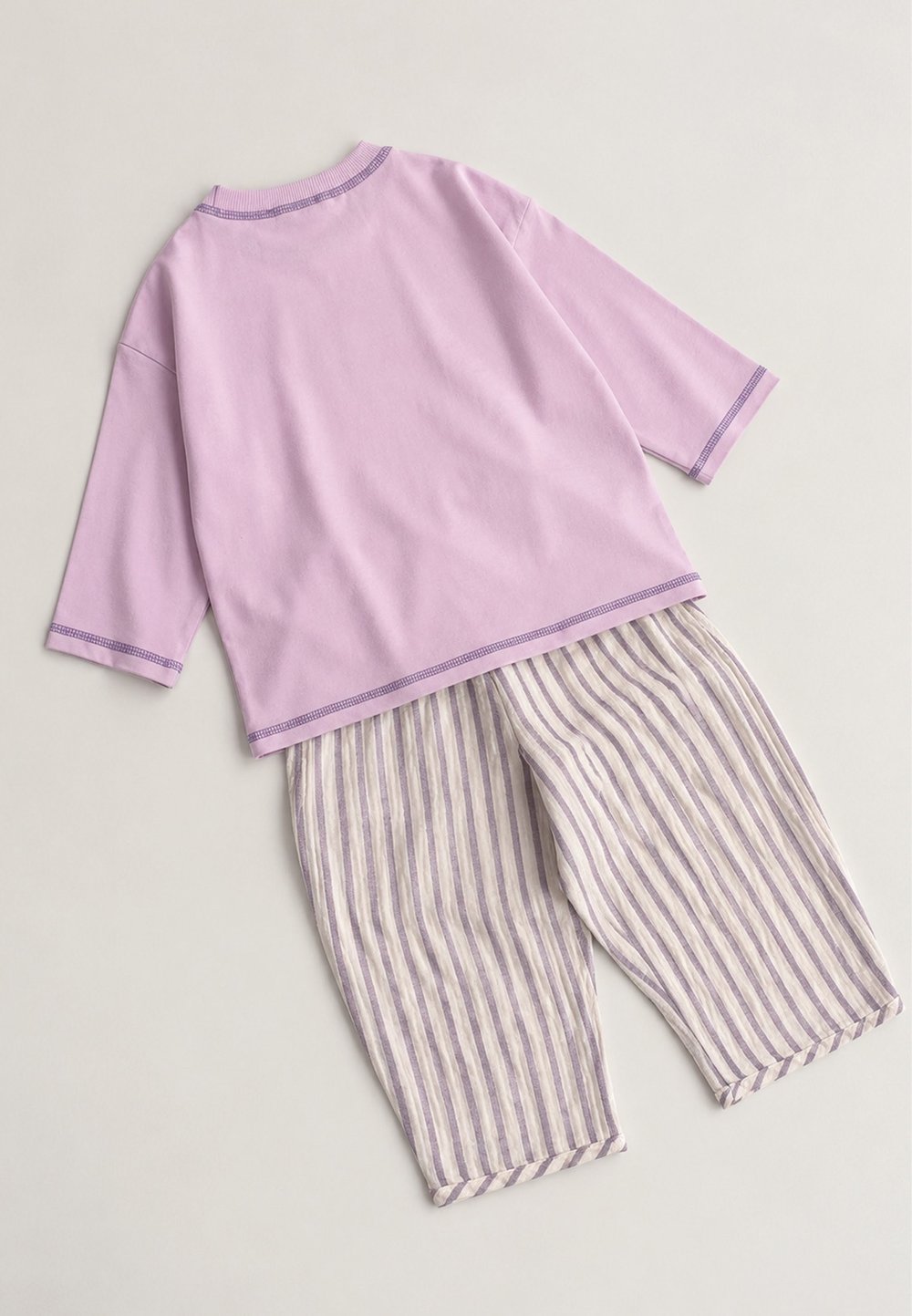 Oversize Pantolon Takım 2-10 Yaş LİLA