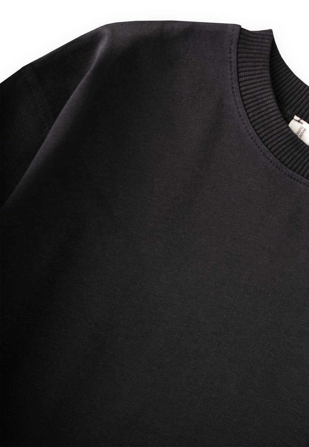 Oversize  Mevsimlik T-Shirt 2-10 Yaş Siyah