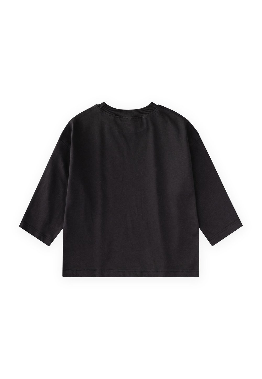 Oversize  Mevsimlik T-Shirt 2-10 Yaş Siyah