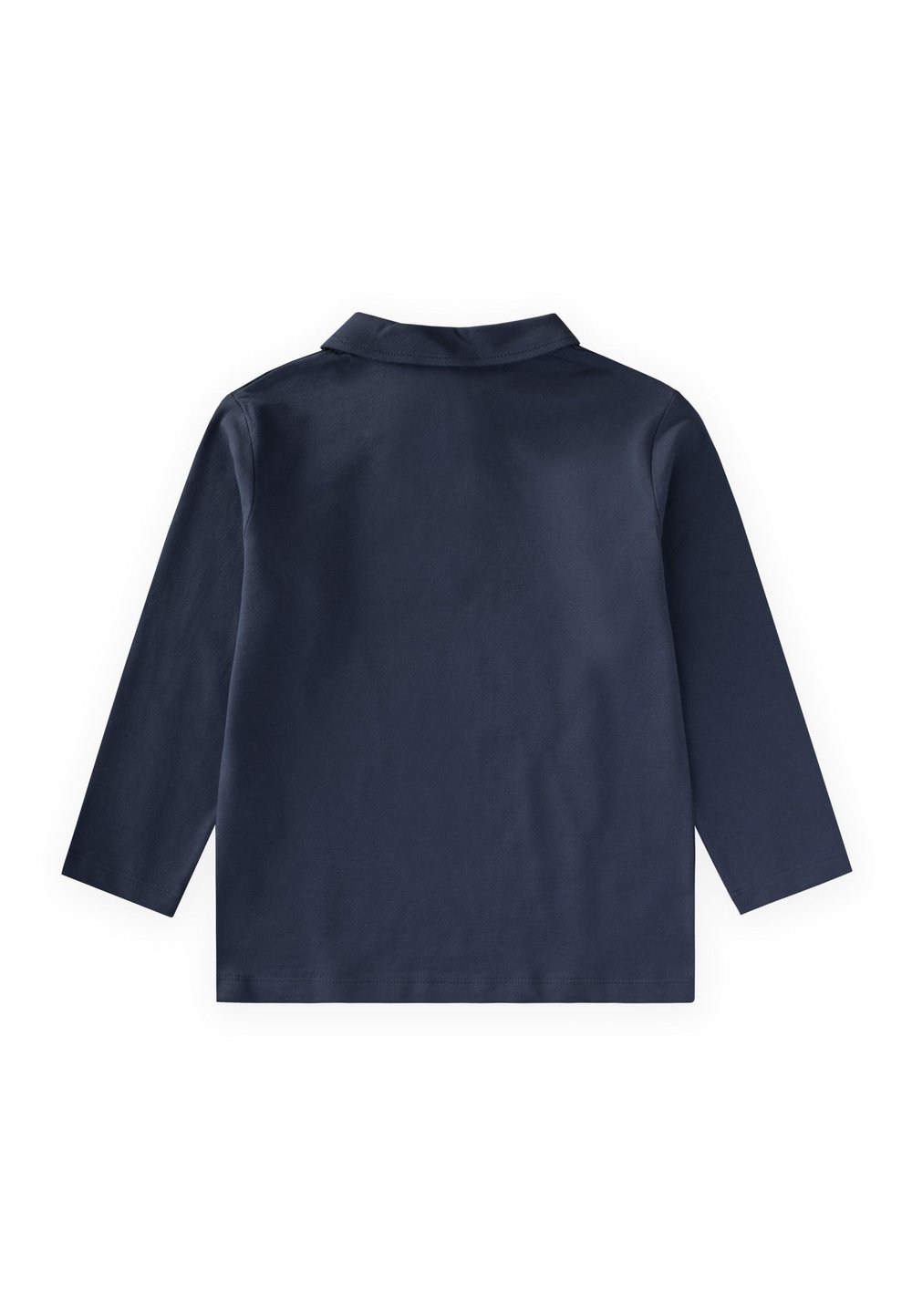 Polo Yaka Uzun Kollu T-Shirt 5-12 Yaş LACİVERT