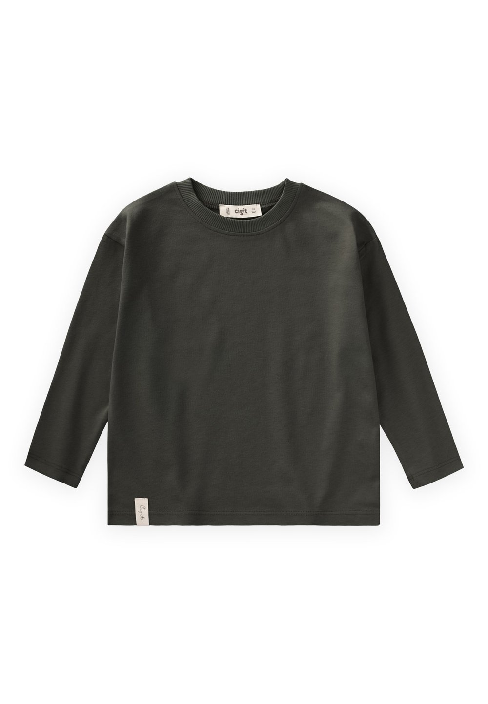 Mevsimlik Basic T-Shirt 8-12 Yaş HAKİ YEŞİL