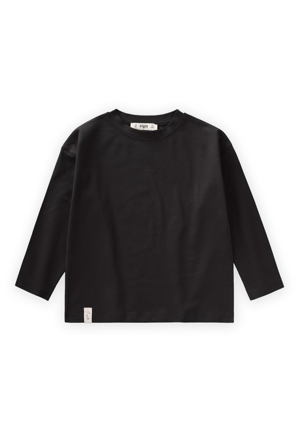 Mevsimlik Basic T-Shirt 8-12 Yaş SİYAH