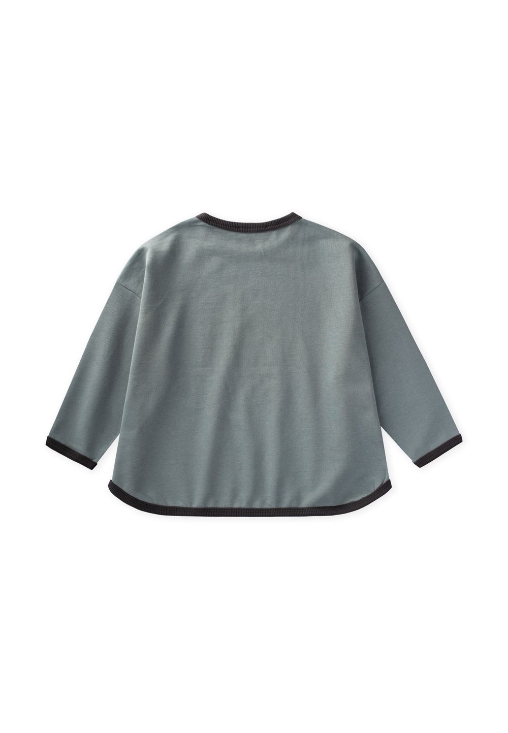 Geniş Kesim Mevsimlik Uzun Kollu T-Shirt 2-8 Yaş Çağla Yeşili