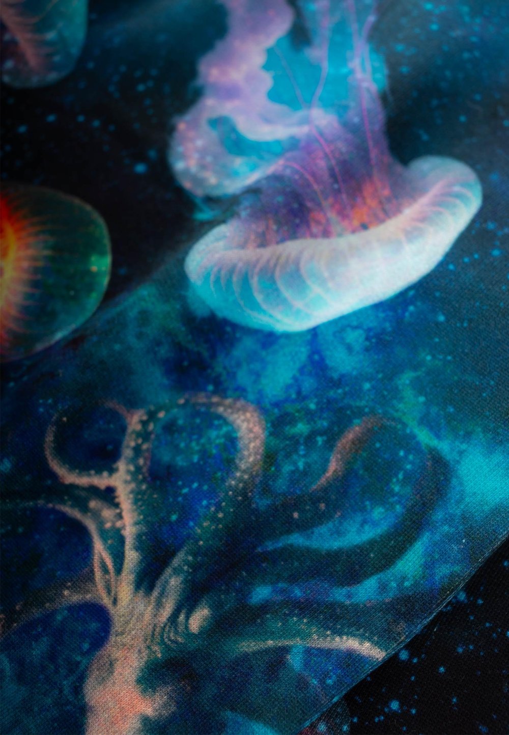 Desenli Kapşonlu Sweatshırt 3-10 Yaş MAVİ