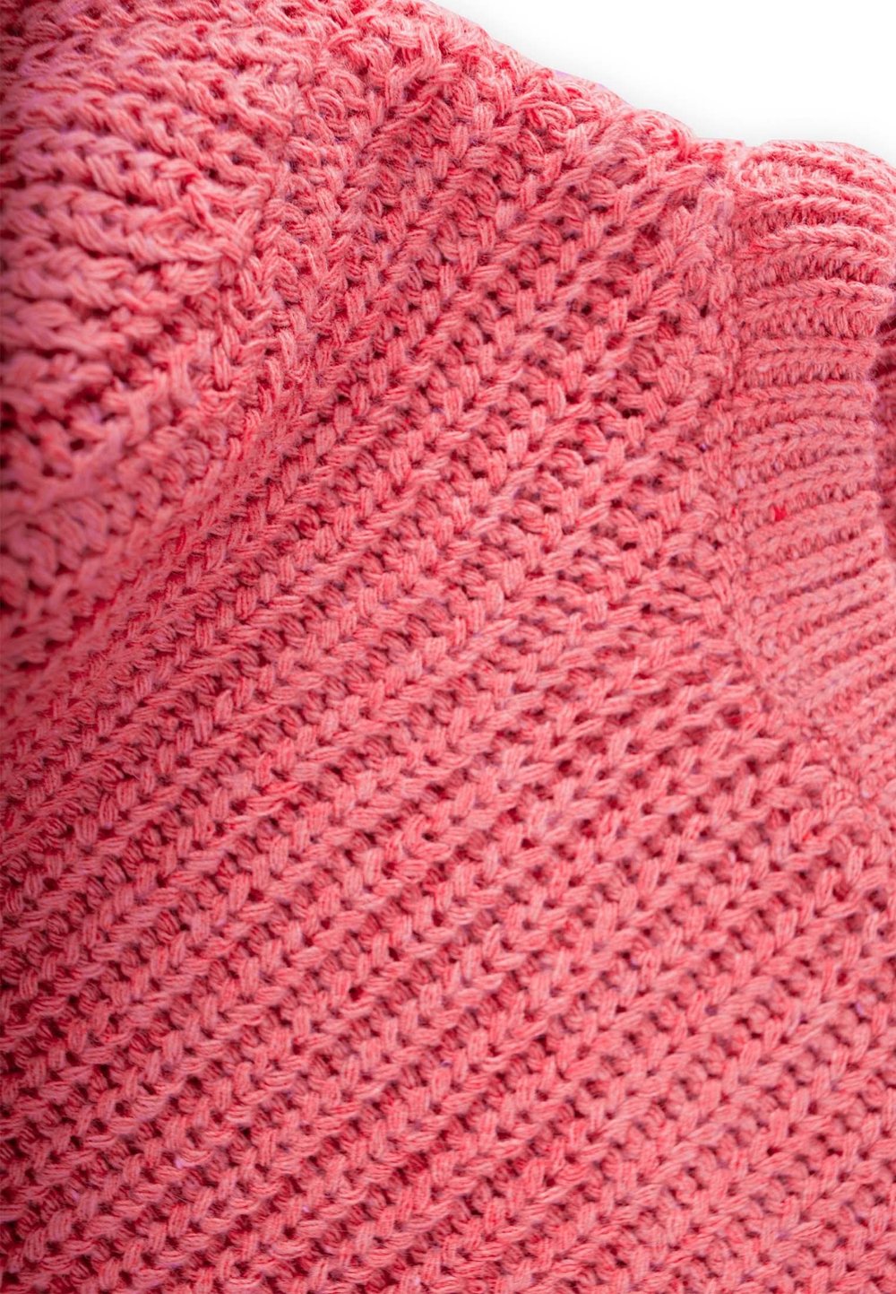 Bisiklet Yaka Selanik Triko Kazak 2-8 Yaş Somon